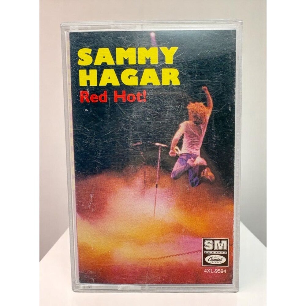 Sammy Hagar Red Hot Cassette Tape 80s Hard Classic Rock